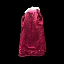 Load image into Gallery viewer, 60’s Vintage Pink Wool Coat Fox Fur Princess and Swing Style