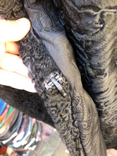 Load image into Gallery viewer, Vintage Couture 80’s Does 40’s Vintage Fur Coat Genuine Broadtail Persian Lamb Sheared Beaver Bishop Sleeve Puff Sleeve Old Glamour Hollywood