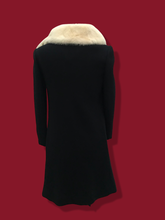 Load image into Gallery viewer, 60’s Mod Tuxedo Pearl Mink Piano Key Coat Mad Men Totally 60’s