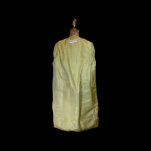 Load image into Gallery viewer, Vintage 60s Coat- Women Gold Golden Yellow Deep Mustard Mod Sleek Kimono Coat Career Professional Minimalist Thick Wool Stealth Wealth Trend
