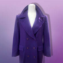 Load image into Gallery viewer, Vintage Purple Light 100% Virgin Wool Pendleton Loose Fit Casual Fit Career Coat