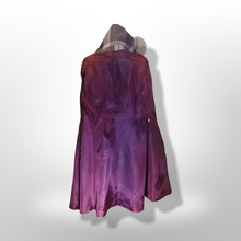 Load image into Gallery viewer, Plaid Pinup Princess Fit and Flare Wool Hooded Faux Shearling Coat Boho Almost Famous Penny Lane M/L