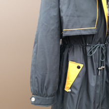Load image into Gallery viewer, New Versatile Black Parka with Fox Fur Hood Removable Fur and Zip in-out Fur Lining Snow Waterproof