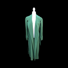 Load image into Gallery viewer, Vintage 80’s 90’s Green Jones New York Wool Trench Spy Full Length Coat Flexible Size