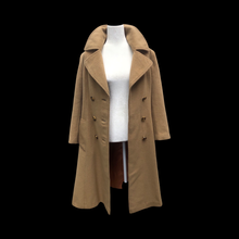 Load image into Gallery viewer, Vintage Pure Camel Hair Wool Coat Career Minimalist