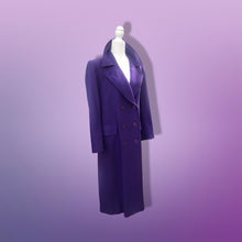 Load image into Gallery viewer, Vintage Purple Light 100% Virgin Wool Pendleton Loose Fit Casual Fit Career Coat