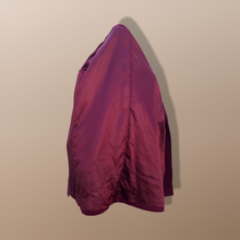 Load image into Gallery viewer, Women's Vintage Coat~ 70s Maroon Red Velveteen Velvet Shearling Tiered Princess Beaded  Belted Coat Fit Flare Penny Lane Almost Famous
