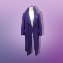 Load image into Gallery viewer, Vintage Purple Light 100% Virgin Wool Pendleton Loose Fit Casual Fit Career Coat