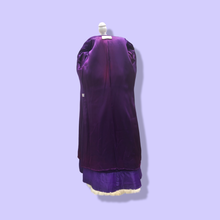 Load image into Gallery viewer, Vintage 60’s Royal Purple Wool Fox Fur Princess Coat Luxury Gift