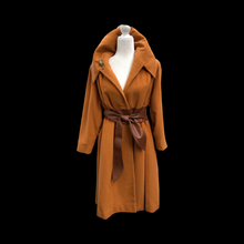 Load image into Gallery viewer, 60’s Vintage 100% Pure Cashmere Deep Yellow Mustard Swing or Wrap Coat