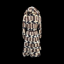 Load image into Gallery viewer, Vintage Incredible Intarsia Suede Master Craftsman Coat Puzzle Piece