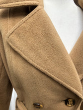 Load image into Gallery viewer, Vintage Pure Camel Hair Wool Coat Career Minimalist