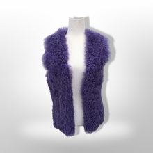 Load image into Gallery viewer, Michael Kors Purple Suede and Shearling Vest Reversible