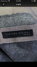 Load image into Gallery viewer, Fabiana Filippi Womens Cashmere Shearling Trim Longline Vest Gray Size Size Fits Most