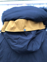 Load image into Gallery viewer, New Versatile Black Parka with Fox Fur Hood Removable Fur and Zip in-out Fur Lining Snow Waterproof