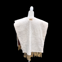 Load image into Gallery viewer, 70’s Suede Poncho Cape Equestrian Serape with Carved Horse Scene Mint Condition Fringe Border One Size Fits All Cowboy Cowgirl Unisex Southwestern Mexican Native Boho One of A Kind