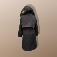 Load image into Gallery viewer, New Versatile Black Parka with Fox Fur Hood Removable Fur and Zip in-out Fur Lining Snow Waterproof