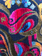 Load image into Gallery viewer, Vintage 70’s Coat Tapestry Needlepoint Carpet Haight Ashbury Boho Hippy Chic
