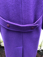 Load image into Gallery viewer, Vintage Purple Pendleton 100% Pure Virgin Wool Double Breasted Straight Fit Career Coat