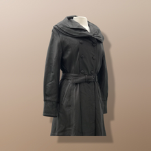 Load image into Gallery viewer, Italian Leather Brown Full Length Leather Coat Fit Flare