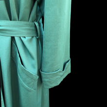 Load image into Gallery viewer, Vintage 80’s 90’s Green Jones New York Wool Trench Spy Full Length Coat Flexible Size