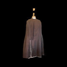 Load image into Gallery viewer, Vintage 60s 70s Women&#39;s Coat Mohair Wool Knitted Couture Made in Paris France Belt Fit Flare Princess Trim
