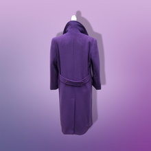 Load image into Gallery viewer, Vintage Purple Pendleton 100% Pure Virgin Wool Double Breasted Straight Fit Career Coat