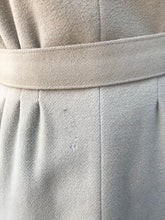 Load image into Gallery viewer, Collectible Rare 30’s early 40’s Coat Cashmere Wool and Scalloped Mouton Fur Balloon Sleeves Fitted and Flared