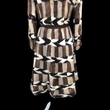 Load image into Gallery viewer, Vintage Incredible Intarsia Suede Master Craftsman Coat Puzzle Piece