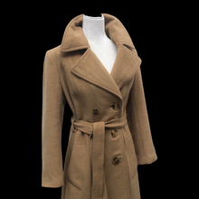 Load image into Gallery viewer, Vintage Pure Camel Hair Wool Coat Career Minimalist