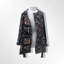 Load image into Gallery viewer, Tapestry Jacket Blazer Festive Boho Coachella Festival Jacket