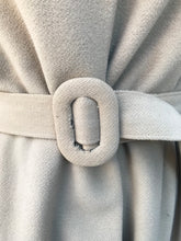 Load image into Gallery viewer, Collectible Rare 30’s early 40’s Coat Cashmere Wool and Scalloped Mouton Fur Balloon Sleeves Fitted and Flared