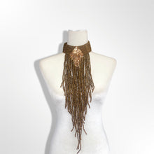 Load image into Gallery viewer, Gold Beaded Bib Necklace