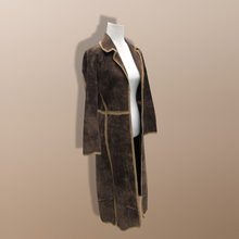 Load image into Gallery viewer, Vintage Suede Knit Brown Duster