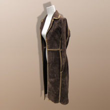 Load image into Gallery viewer, Vintage Suede Knit Brown Duster