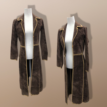 Load image into Gallery viewer, Vintage Suede Knit Brown Duster
