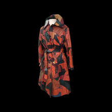 Load image into Gallery viewer, 70’s Iconic Rare Patchwork Leather Coat Trench Spy Studio 54 Original Michael Kors Melania Coat