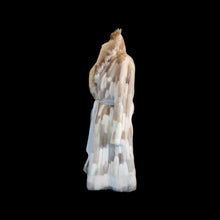 Load image into Gallery viewer, Women's Vintage Fur Coat- 70s Fur Patchwork Mink, Leather, Fox Fur Nature's Colors Mosaic Princess Ultra Warm Coat Long Rare