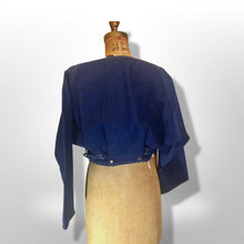 Load image into Gallery viewer, 80’s Glam Denim Studded Jeweled Jacket Made in Paris