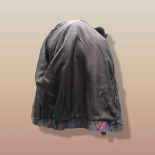 Load image into Gallery viewer, Patchwork Leather Bomber with Hood Trimmed with Fox Fur Bomber