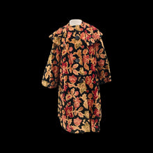 Load image into Gallery viewer, 60’s Tapestry Carpet Coat Thick Needlepointed Swing Mad Men