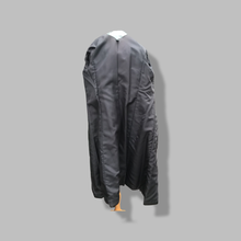 Load image into Gallery viewer, 70’s Vintage Black Leather Trench Coat Spy Montgomery Ward