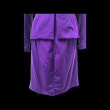 Load image into Gallery viewer, 40’s LIlli Ann Documented Vintage Purple Suit Mint Rhinestone Purple Fit and Flared Two Piece Set Cashmere and Crystals