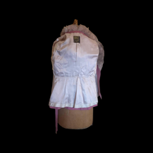 Load image into Gallery viewer, Rare Pink 70's Suede Vintage Women's Coat Jacket Shearling Fit Flare Princess Hippy Boho Penny Lane bubblegum Pink Pinup