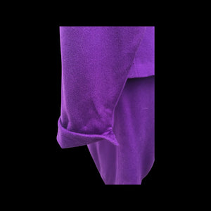 40’s LIlli Ann Documented Vintage Purple Suit Mint Rhinestone Purple Fit and Flared Two Piece Set Cashmere and Crystals