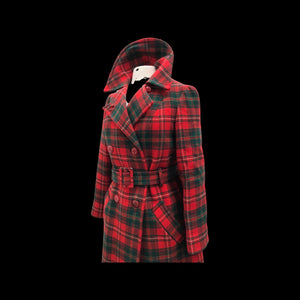 Vintage Tartan Pendleton Plaid Pure Virgin Wool Coat Jacket