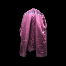 Load image into Gallery viewer, Light Waterproof Canadian Purple Coat with Ombré Purple Fox Fur and Hood