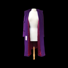 Load image into Gallery viewer, Purple coat Wool Lord and Taylor Career Minimal Stealth Style