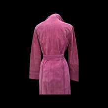 Load image into Gallery viewer, Pink Suede Trench Coat Spy with Pink Leather Lining