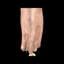 Load image into Gallery viewer, Suede Hooded Fox Fur Trim Coat